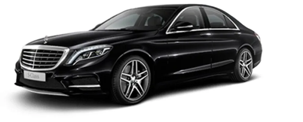 Mercedes-Benz S-Class finished in black, bookable now