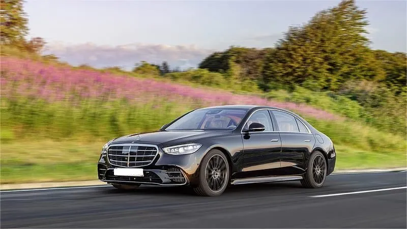 Mercedes-Benz S-Class Luxury Sedan for wedding car rental in Northridge, CA
