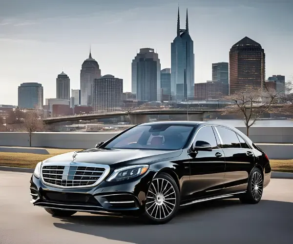 Mercedes-Benz S-Class Premium Sedan for wedding car rental in Nashville, TN