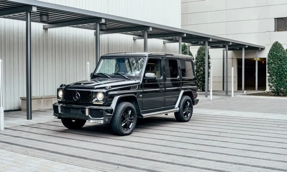 Mercedes G 550 finished in black, bookable now Mercedes G 550 finished in black, bookable now