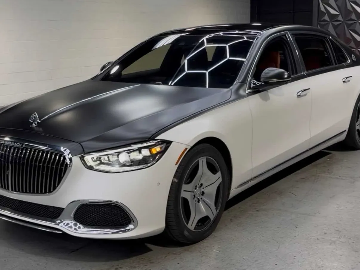 Mercedes-Maybach S580 finished in white, bookable now