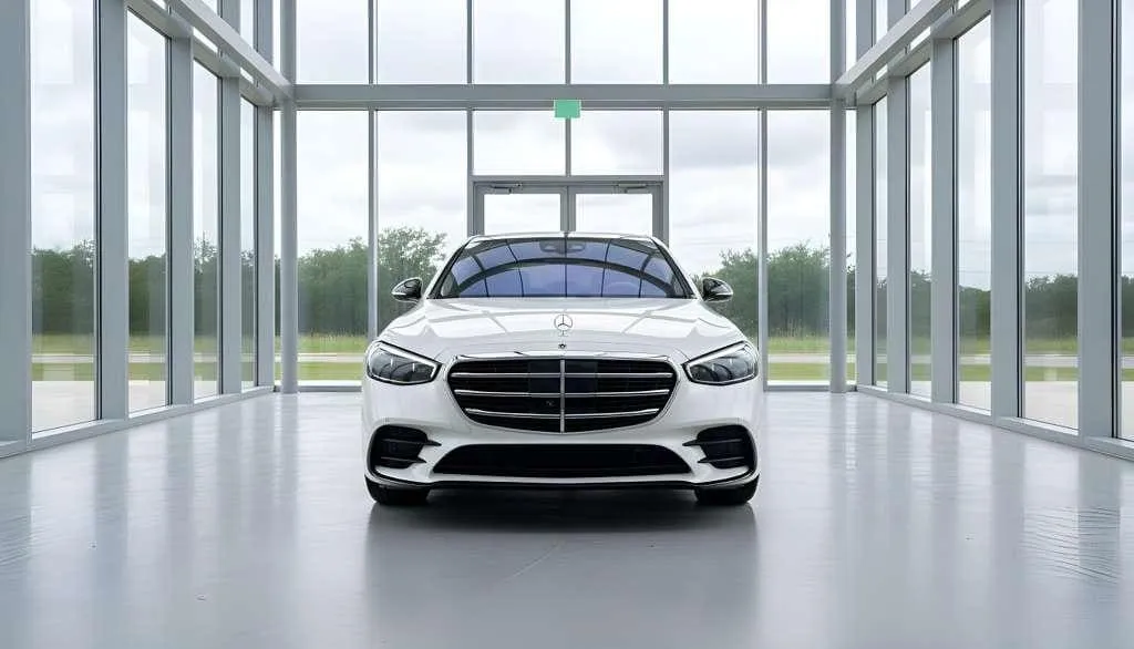 Mercedes S 580 finished in white, take 3 Mercedes S 580 finished in white, take 3