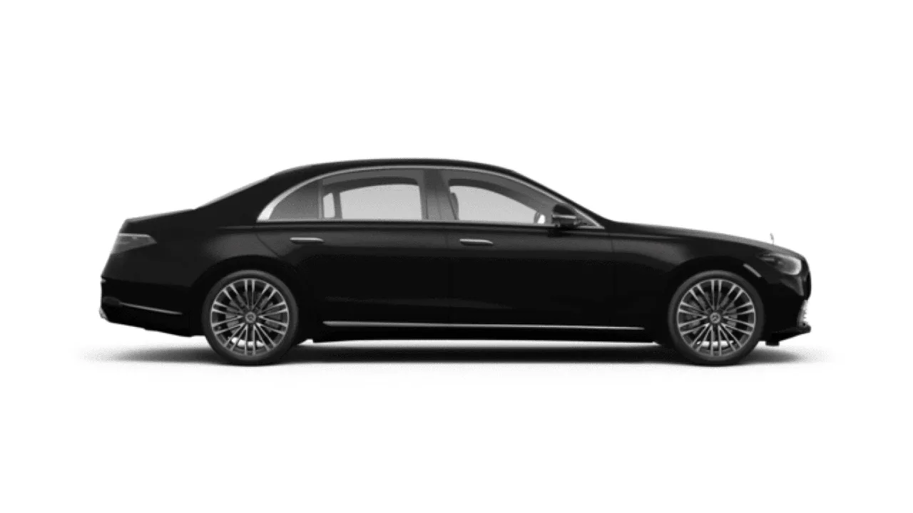 Mercedes-Benz S-Class finished in black, bookable now