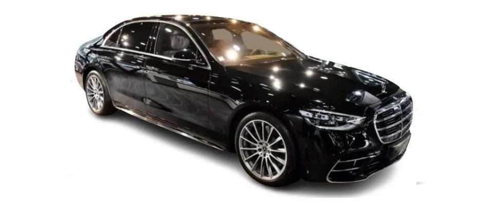 Mercedes-Benz S-Class for wedding car rental in Arlington, VA
