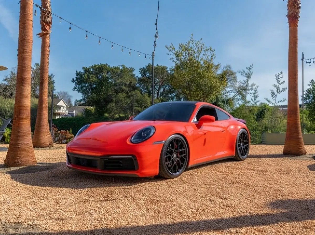 Porsche 911 finished in red, bookable now Porsche 911 finished in red, bookable now