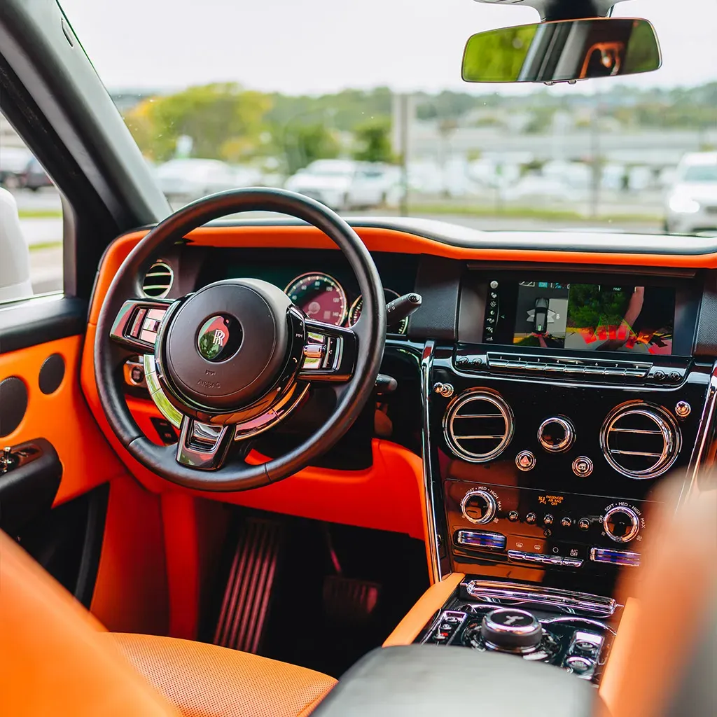 Rolls-Royce Cullinan with All Orange Interior, take 10 Rolls-Royce Cullinan with All Orange Interior, take 10