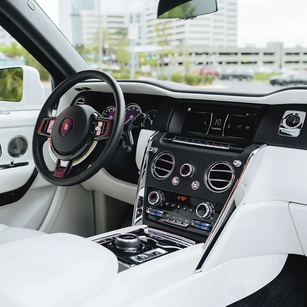 Rolls-Royce Cullinan with All White Interior, photo 4 for wedding car rental in Rockville, MD