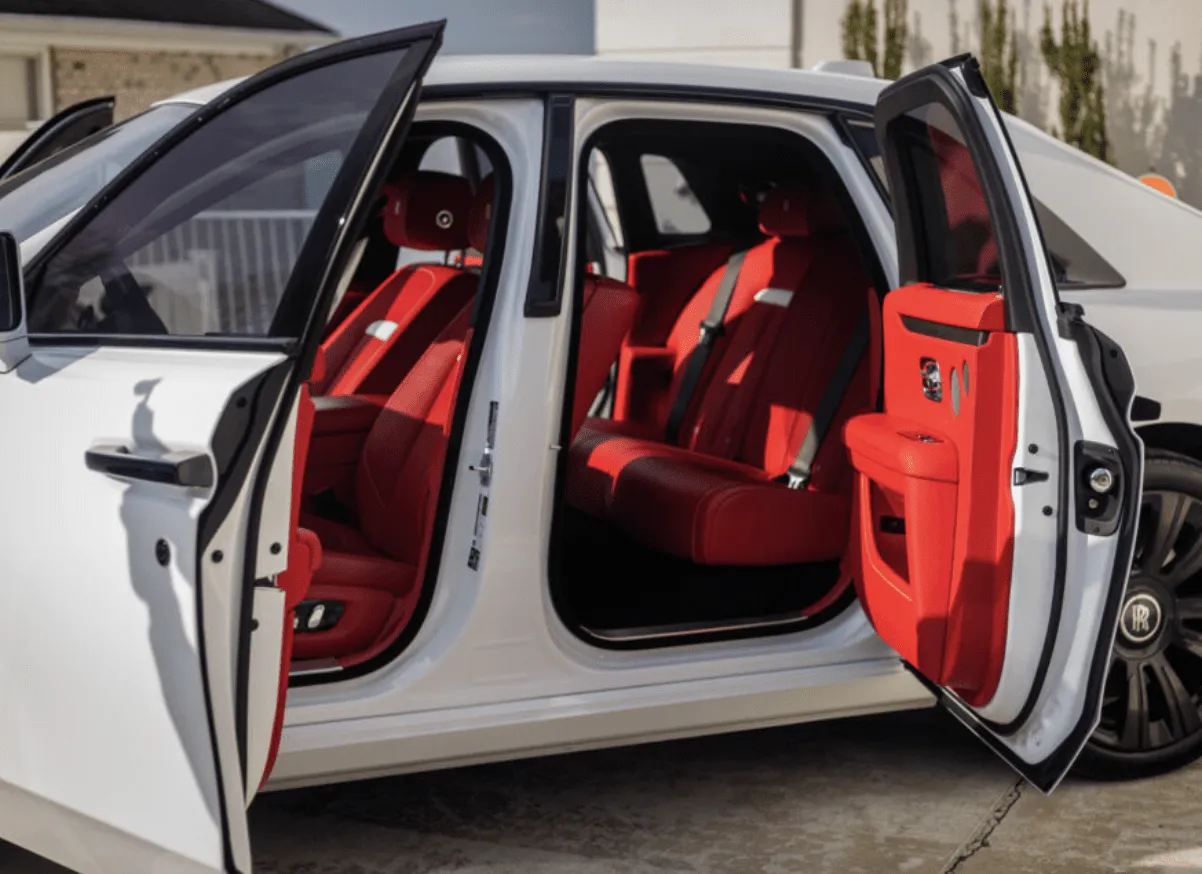 White Rolls Royce Ghost for wedding car rental in Indiana White Rolls Royce Ghost for wedding car rental in Indiana