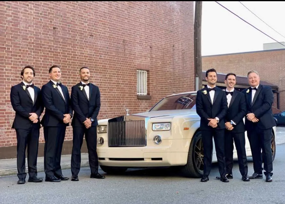 White Rolls Royce Phantom for wedding car rental in South Carolina White Rolls Royce Phantom for wedding car rental in South Carolina