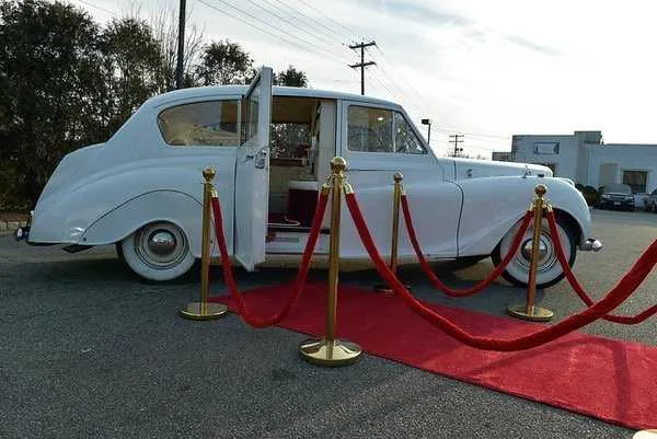 White Rolls Royce Princess for wedding car rental in Ray, MI
