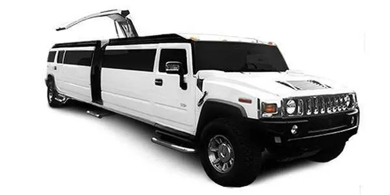 White Hummer Limousine, take 2