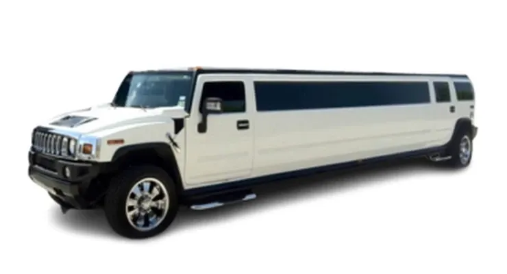 White Hummer Stretch Limousine White Hummer Stretch Limousine, bookable now